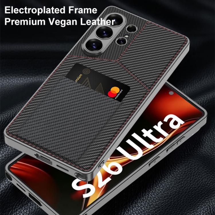 For Samsung Galaxy S26 Ultra 5G GKK Rotor Bracket Recessed Card Bag Full Coverage Phone Case