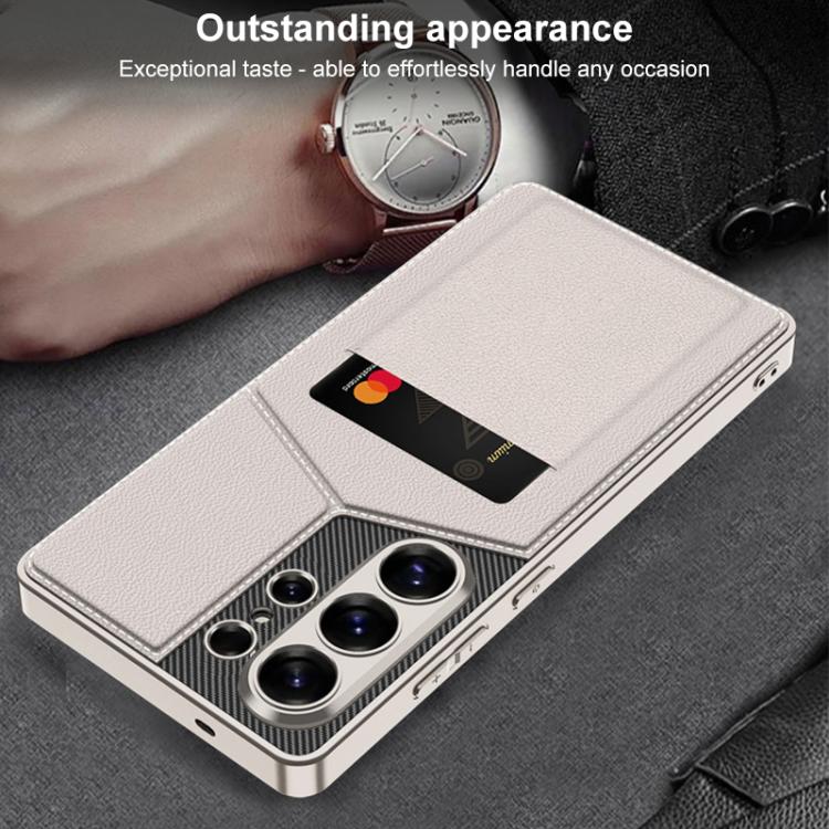 For Samsung Galaxy S26 Ultra 5G GKK Rotor Bracket Recessed Card Bag Full Coverage Phone Case