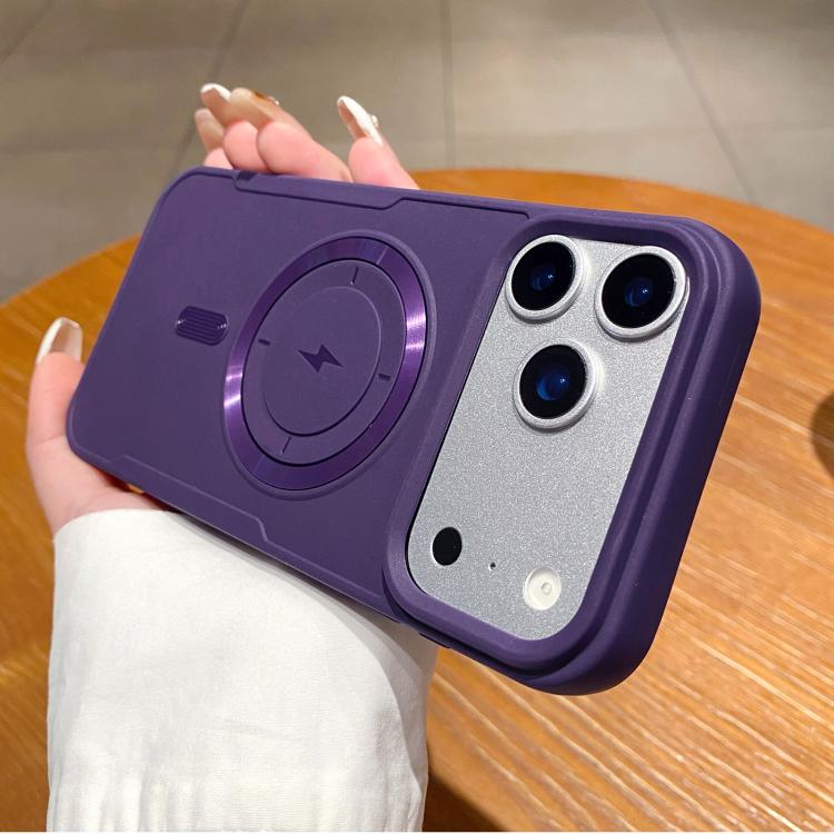 For iPhone 17 Pro Metal Magnetic Ring TPU Shockproof Phone Case