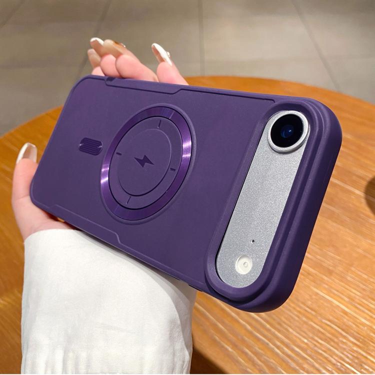 For iPhone Air Metal Magnetic Ring TPU Shockproof Phone Case