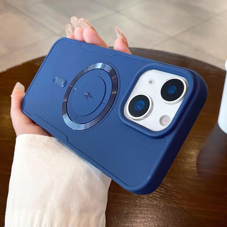 For iPhone 13 Metal Magnetic Ring TPU Shockproof Phone Case