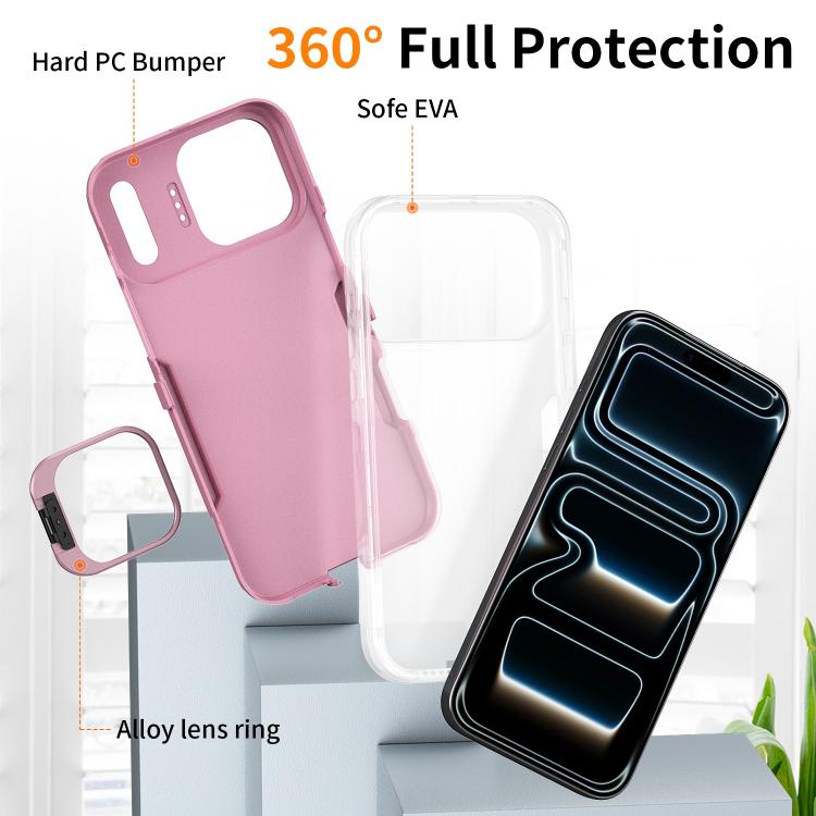 For iPhone 17 Pro Max Traveler Lens Frame Holder Phone Case