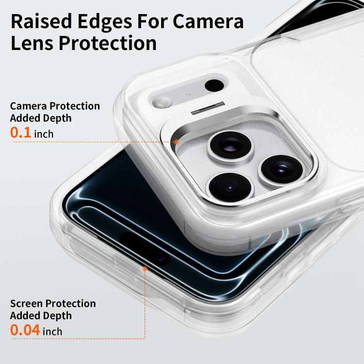 For iPhone 17 Pro Max Traveler Lens Frame Holder Phone Case