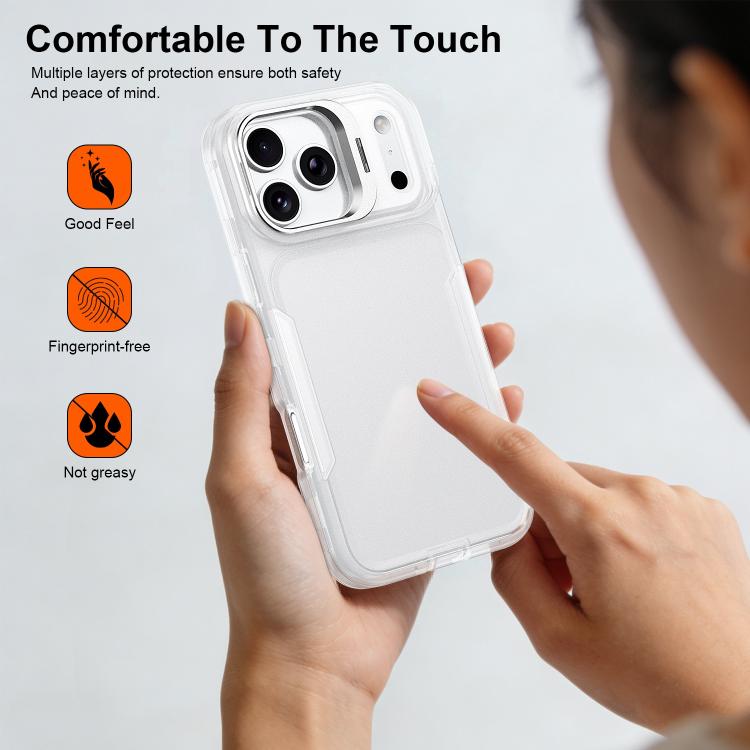 For iPhone 17 Pro Max Traveler Lens Frame Holder Phone Case