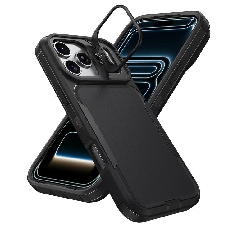 For iPhone 17 Pro Max Traveler Lens Frame Holder Phone Case