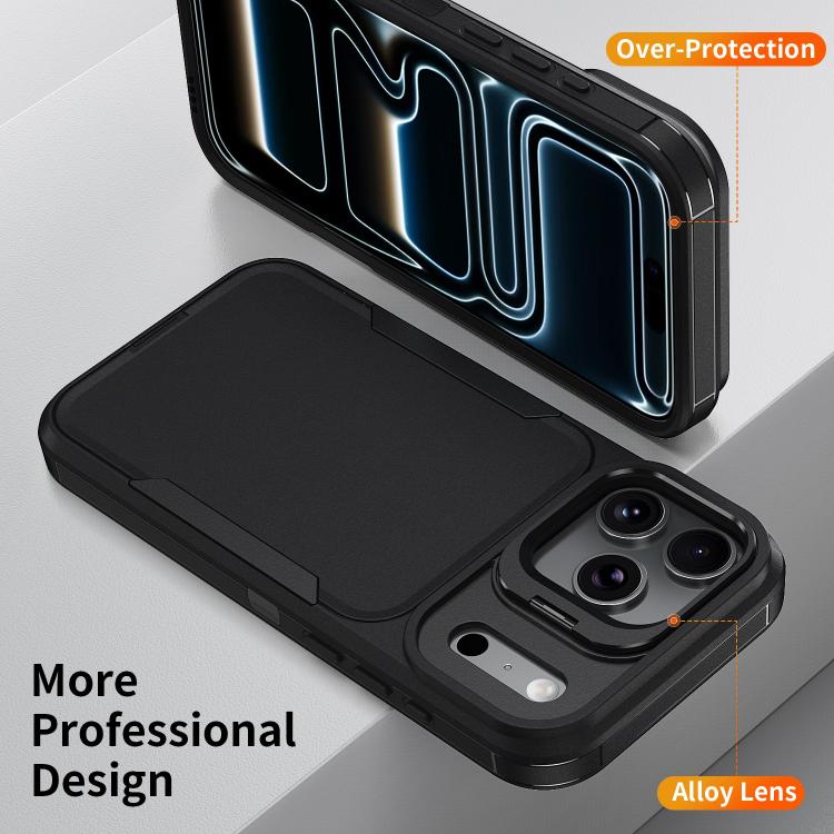 For iPhone 17 Pro Max Traveler Lens Frame Holder Phone Case