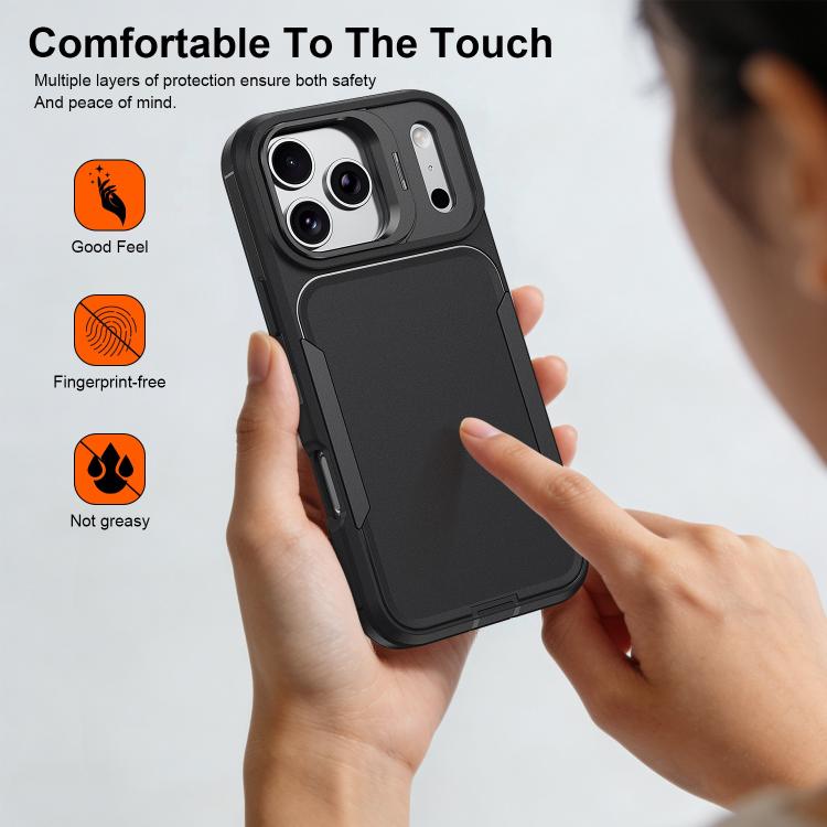 For iPhone 17 Pro Max Traveler Lens Frame Holder Phone Case