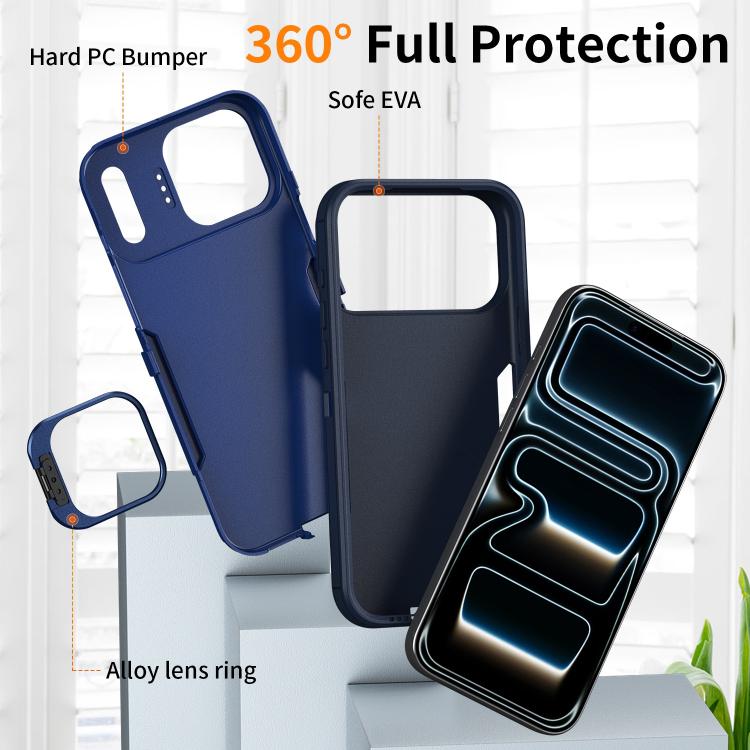 For iPhone 17 Pro Max Traveler Lens Frame Holder Phone Case
