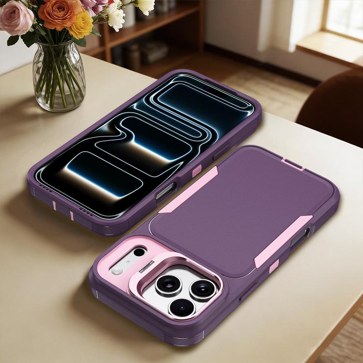 For iPhone 17 Pro Max Traveler Lens Frame Holder Phone Case