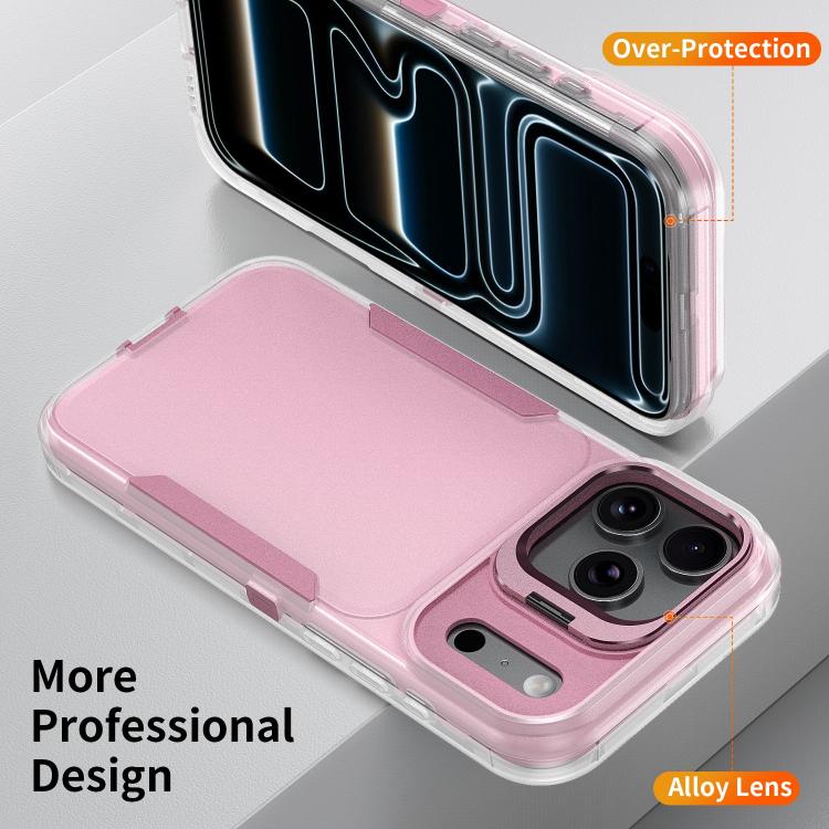 For iPhone 17 Pro Traveler Lens Frame Holder Phone Case