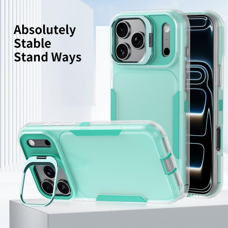 For iPhone 17 Pro Traveler Lens Frame Holder Phone Case
