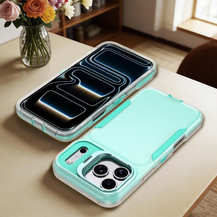 For iPhone 17 Pro Traveler Lens Frame Holder Phone Case