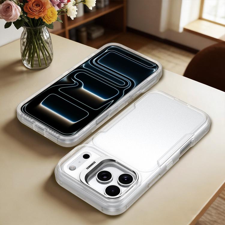 For iPhone 17 Pro Traveler Lens Frame Holder Phone Case