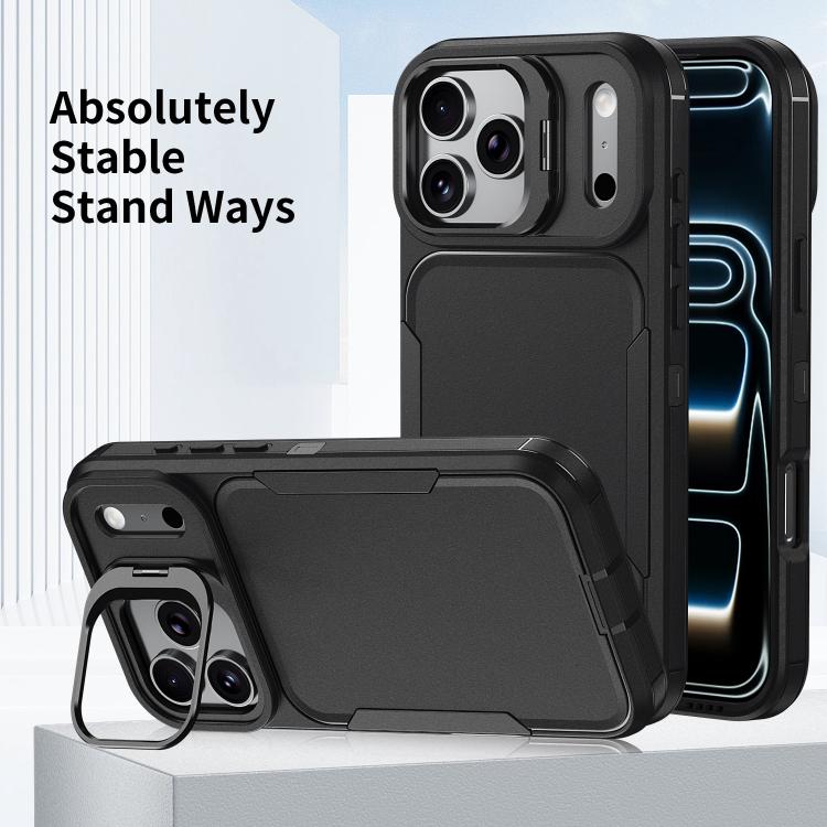 For iPhone 17 Pro Traveler Lens Frame Holder Phone Case