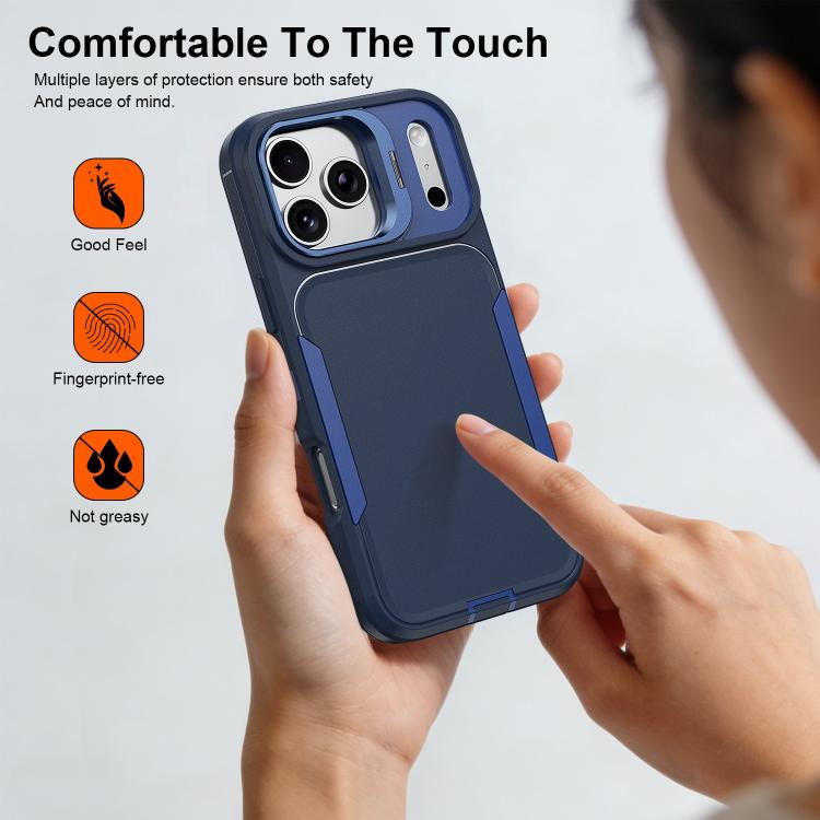 For iPhone 17 Pro Traveler Lens Frame Holder Phone Case