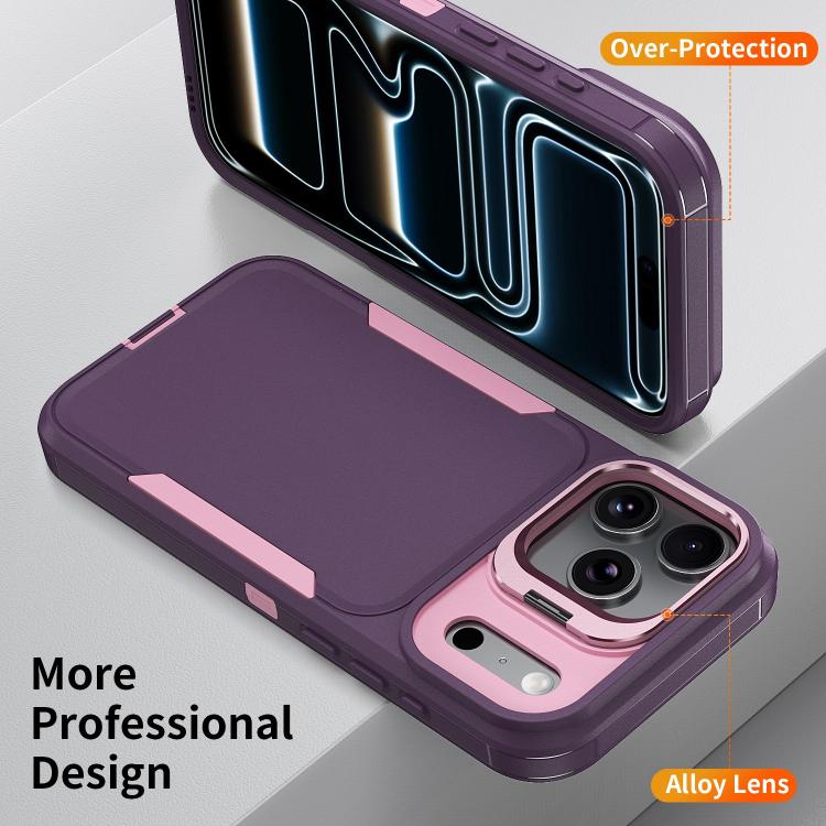 For iPhone 17 Pro Traveler Lens Frame Holder Phone Case