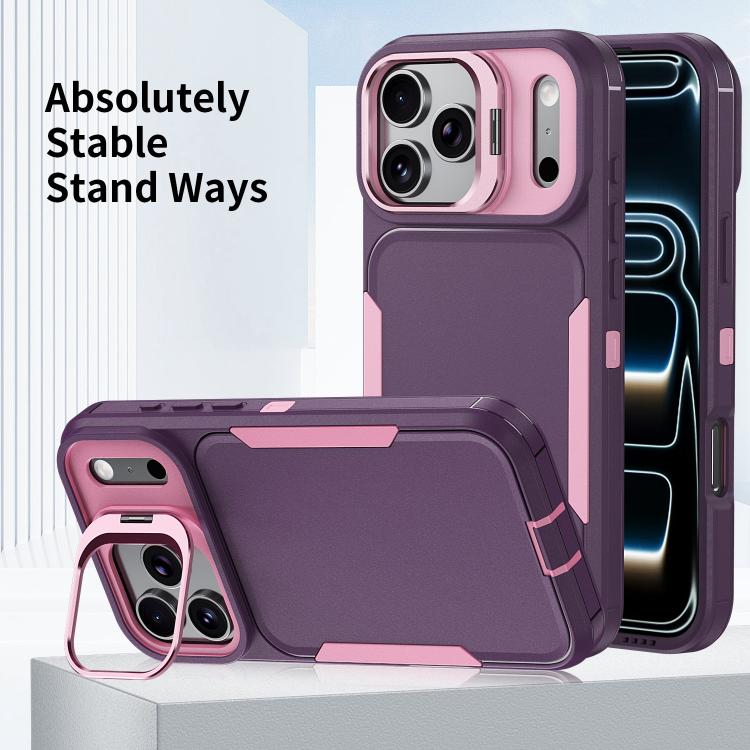 For iPhone 17 Pro Traveler Lens Frame Holder Phone Case