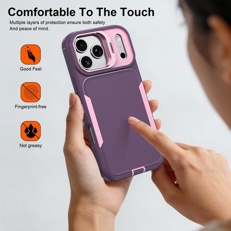 For iPhone 17 Pro Traveler Lens Frame Holder Phone Case