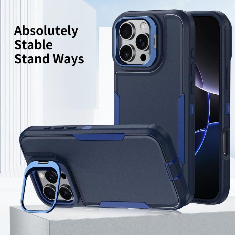 For iPhone 16 Pro Max Traveler Lens Frame Holder Phone Case