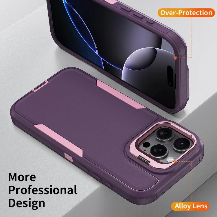 For iPhone 16 Pro Max Traveler Lens Frame Holder Phone Case
