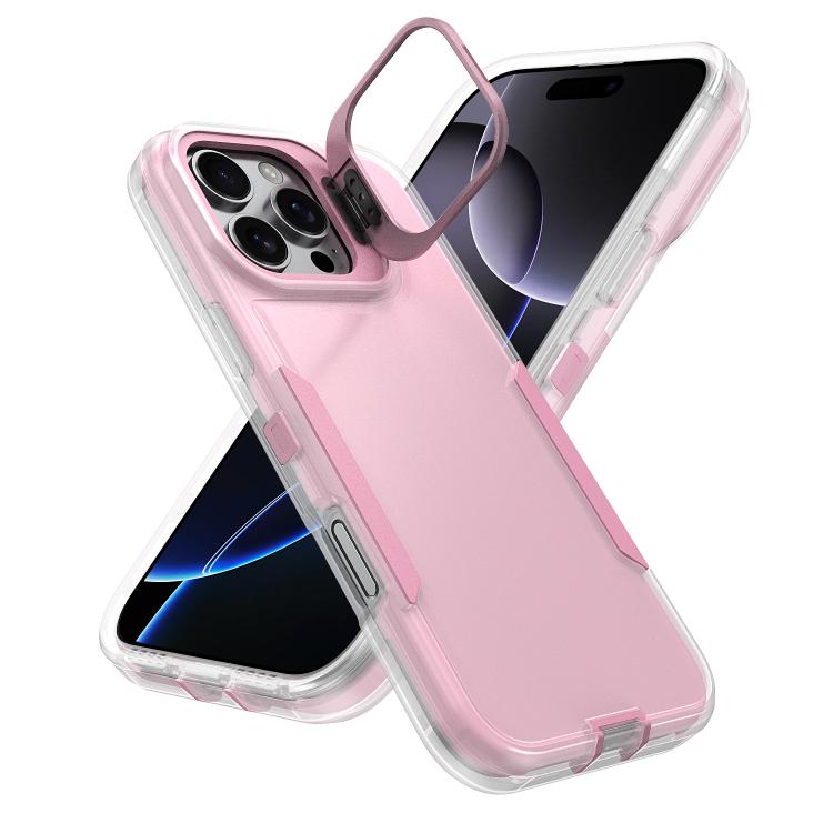 For iPhone 16 Pro Traveler Lens Frame Holder Phone Case