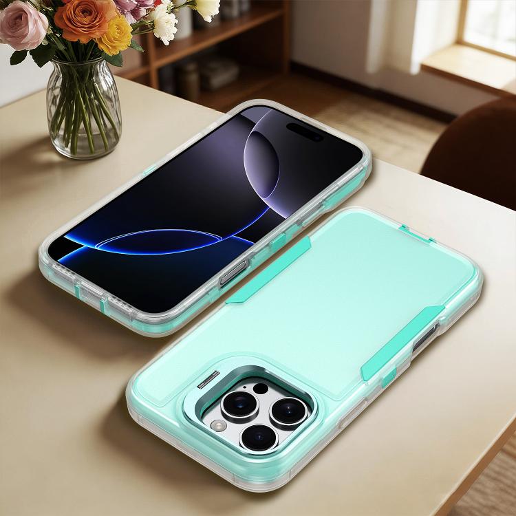 For iPhone 16 Pro Traveler Lens Frame Holder Phone Case