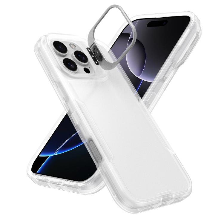 For iPhone 16 Pro Traveler Lens Frame Holder Phone Case