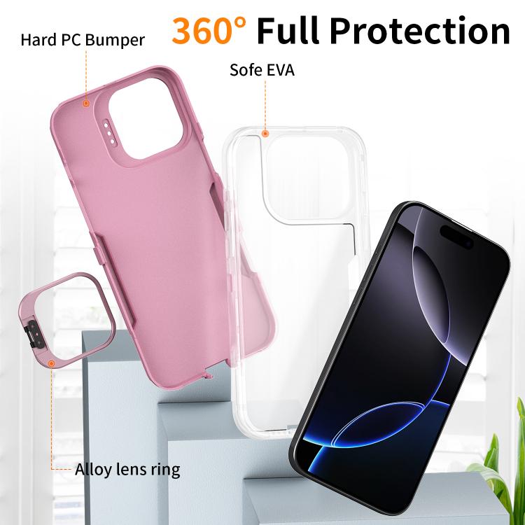 For iPhone 15 Pro Max Traveler Lens Frame Holder Phone Case