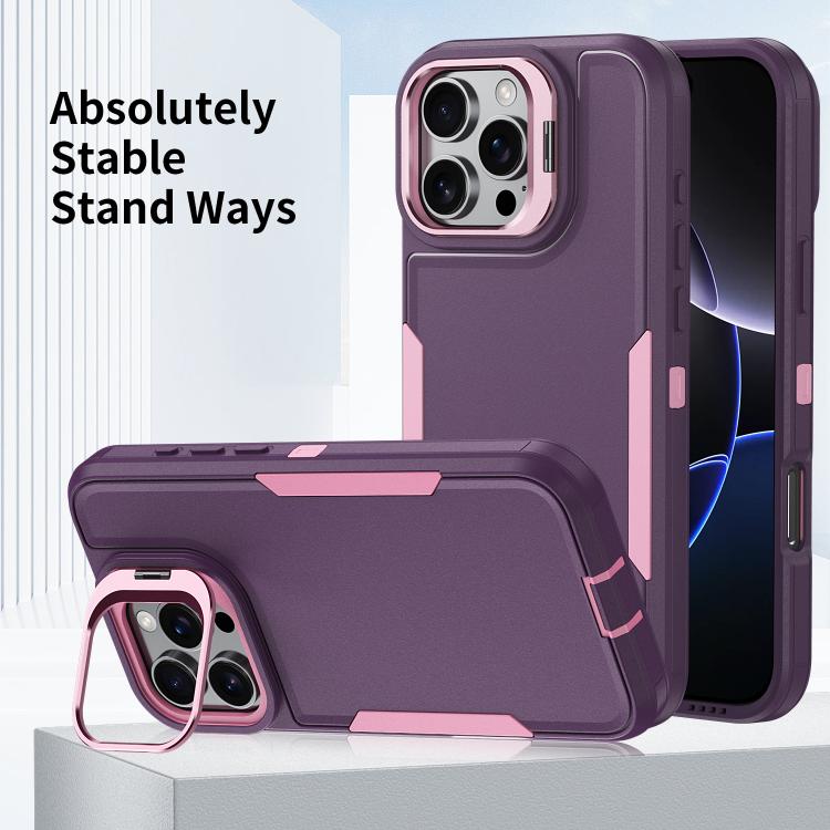 For iPhone 15 Pro Max Traveler Lens Frame Holder Phone Case