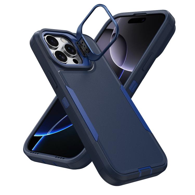 For iPhone 15 Pro Traveler Lens Frame Holder Phone Case