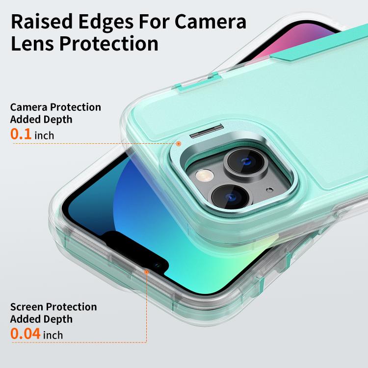 For iPhone 15 Traveler Lens Frame Holder Phone Case