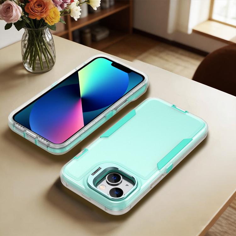 For iPhone 15 Traveler Lens Frame Holder Phone Case