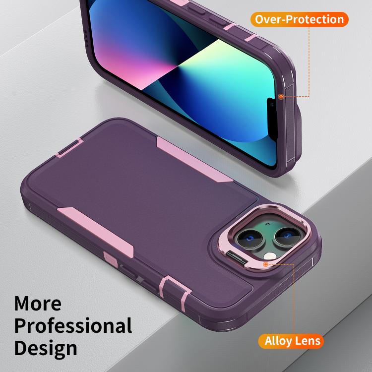 For iPhone 15 Traveler Lens Frame Holder Phone Case