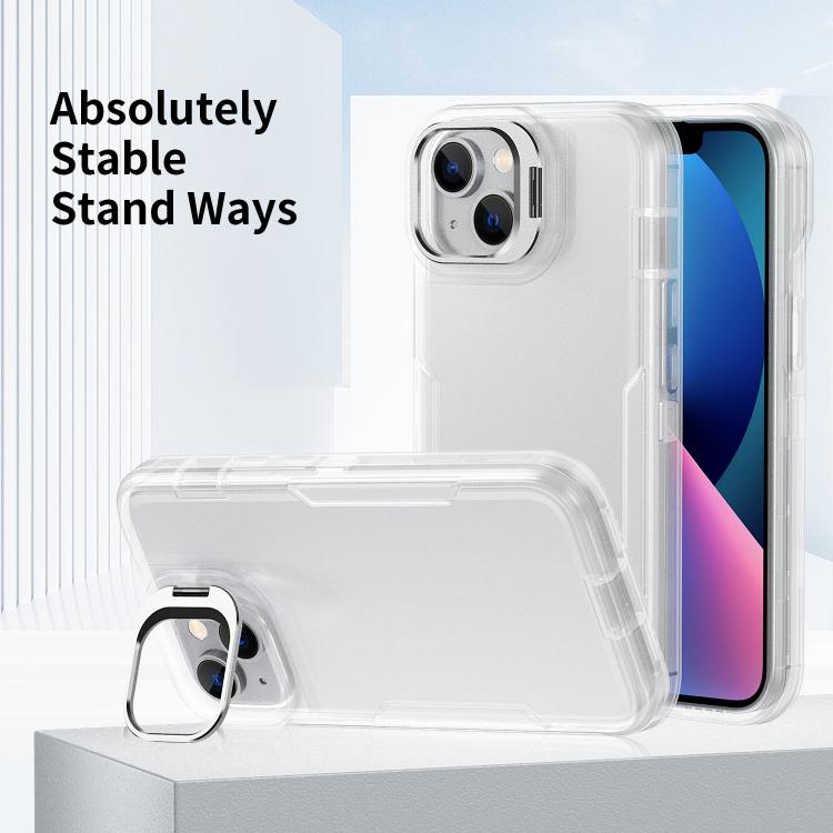 For iPhone 17e / 16e / 14 / 13 Traveler Lens Frame Holder Phone Case