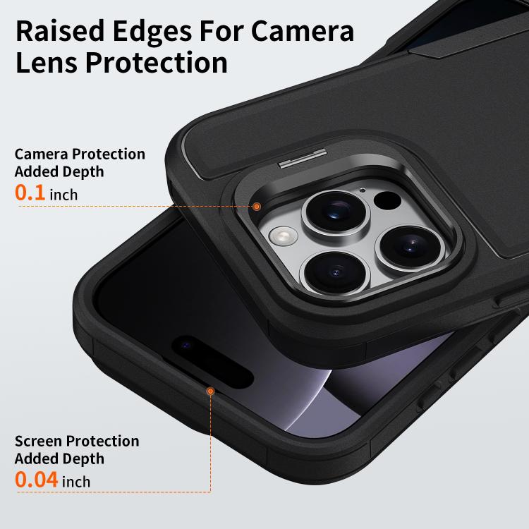 For iPhone 14 Pro Traveler Lens Frame Holder Phone Case