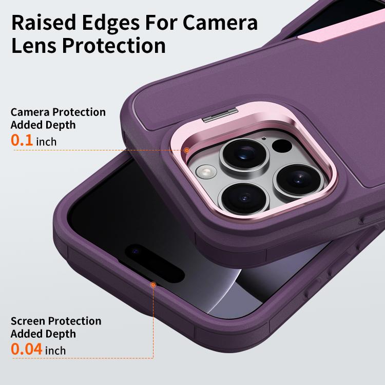 For iPhone 14 Pro Traveler Lens Frame Holder Phone Case