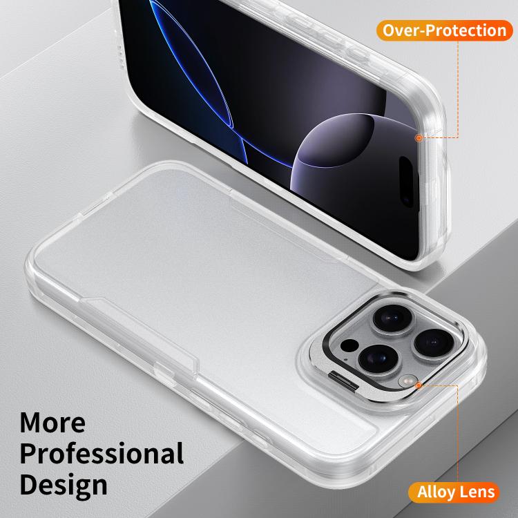 For iPhone 14 Pro Max Traveler Lens Frame Holder Phone Case