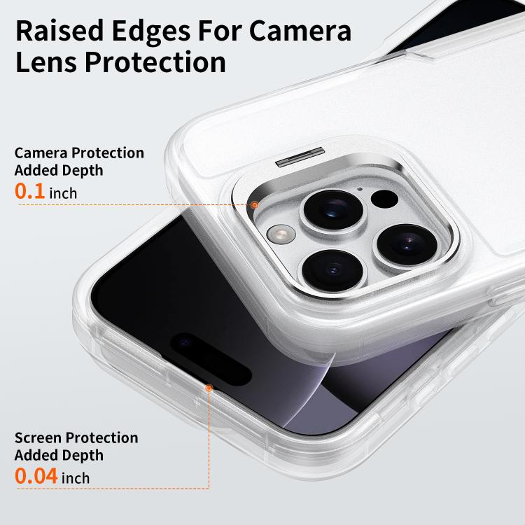 For iPhone 13 Pro Max / 12 Pro Max Traveler Lens Frame Holder Phone Case