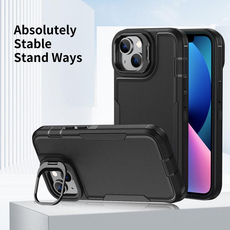 For iPhone 12 / 12 Pro Traveler Lens Frame Holder Phone Case