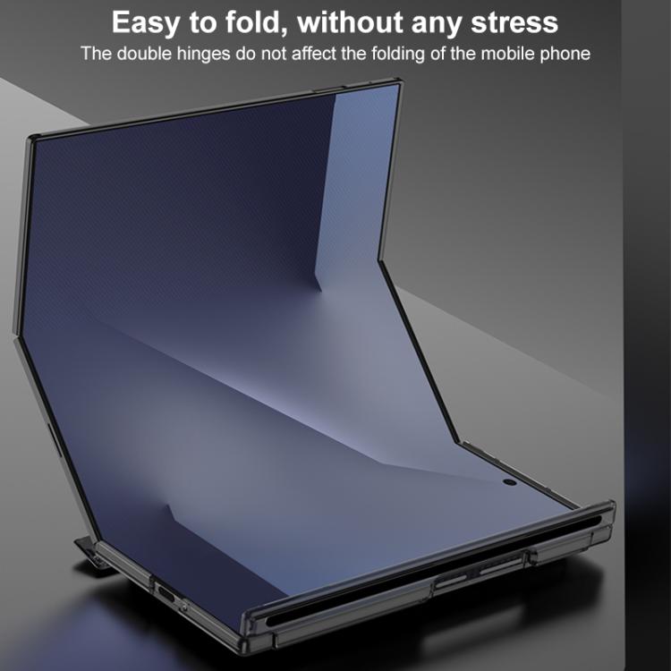 For Samsung Galaxy Z TriFold GKK Magnetic Hinge Folding Transparent Full Coverage Phone Case