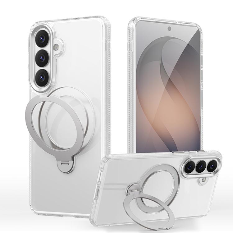 For Samsung Galaxy S26+ 5G Gear-Style Stress Relief 360 Rotation Holder MagSafe Phone Case