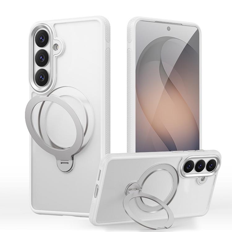 For Samsung Galaxy S26+ 5G Gear-Style Stress Relief 360 Rotation Holder MagSafe Phone Case
