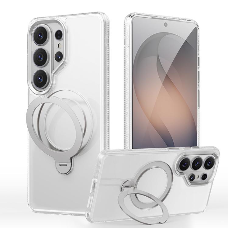 For Samsung Galaxy S26 Ultra 5G Gear-Style Stress Relief 360 Rotation Holder MagSafe Phone Case