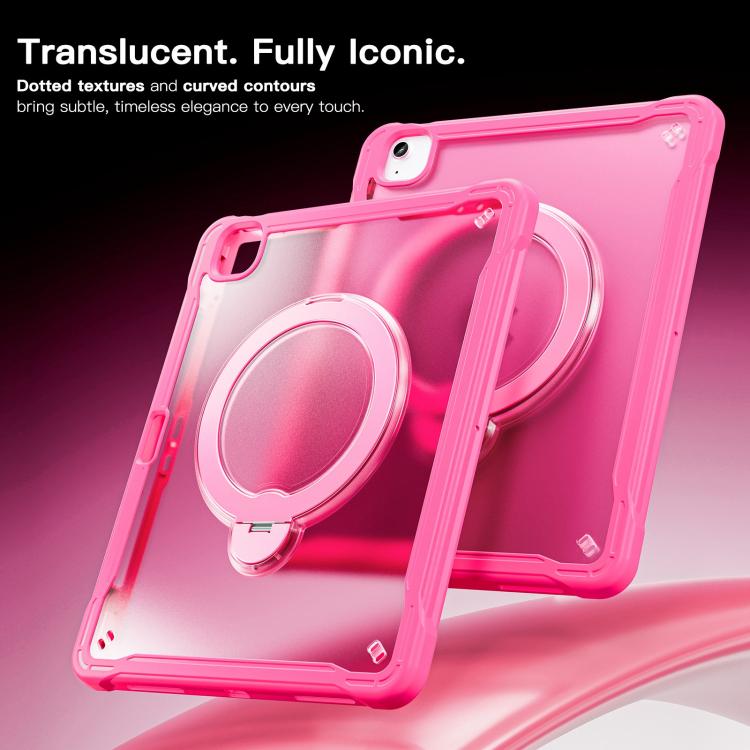 For iPad Air 13 2026 / 2025 / 2024 Powerful Sailor Metal Holder Hybrid Tablet Case with Strap & Glass Film