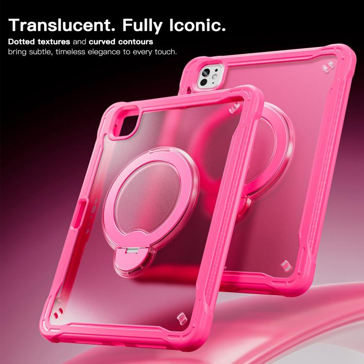 For iPad Pro 11 2025 / 2024 Powerful Sailor Metal Holder Hybrid Tablet Case with Strap & Glass Film