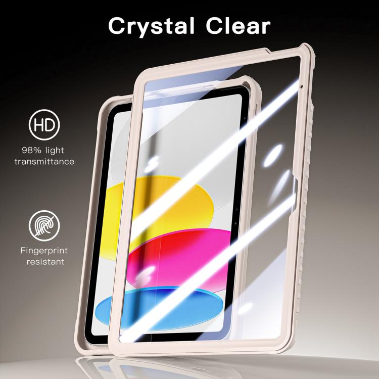 For iPad 2025 / 2022 Powerful Sailor Metal Holder Hybrid Tablet Case with Strap & Glass Film