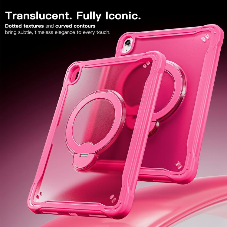 For iPad 2025 / 2022 Powerful Sailor Metal Holder Hybrid Tablet Case with Strap & Glass Film