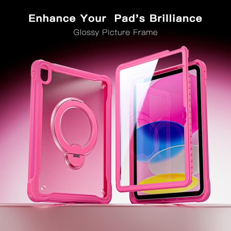 For iPad 2025 / 2022 Powerful Sailor Metal Holder Hybrid Tablet Case with Strap & Glass Film