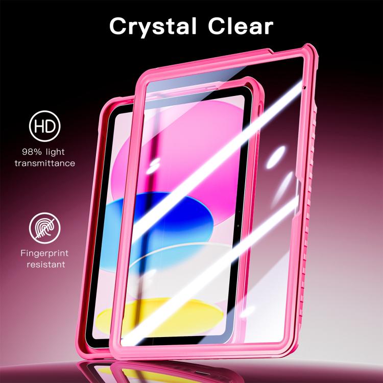 For iPad 2025 / 2022 Powerful Sailor Metal Holder Hybrid Tablet Case with Strap & Glass Film