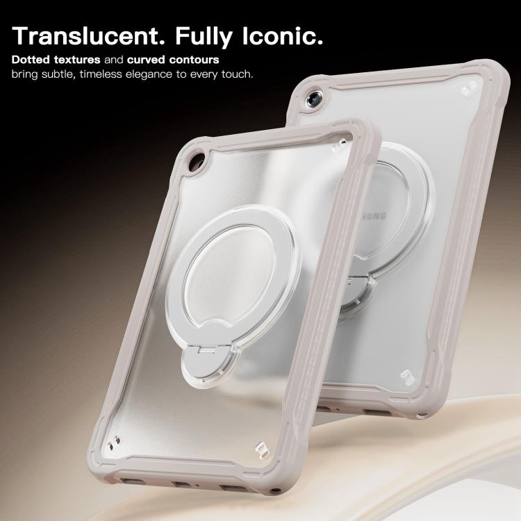 For Samsung Galaxy A11+ Powerful Sailor Metal Holder Hybrid Tablet Case with Strap & Glass Film